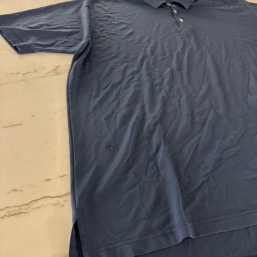 Peter Millar Polo Shirt Mens 4XL Summer Comfort Blue - Picture 3 of 7